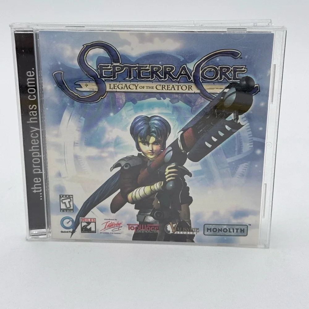Septerra Core PC Game Disk Manual - Legacy of the Creator Prophecy Has Come